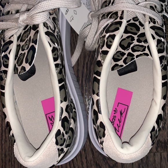 Adidas Sleek Super Sneaker -Leopard Size 9.5 - Picture 3 of 10